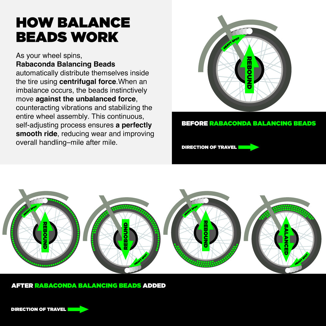 Motorcycle Tire Balancing Beads