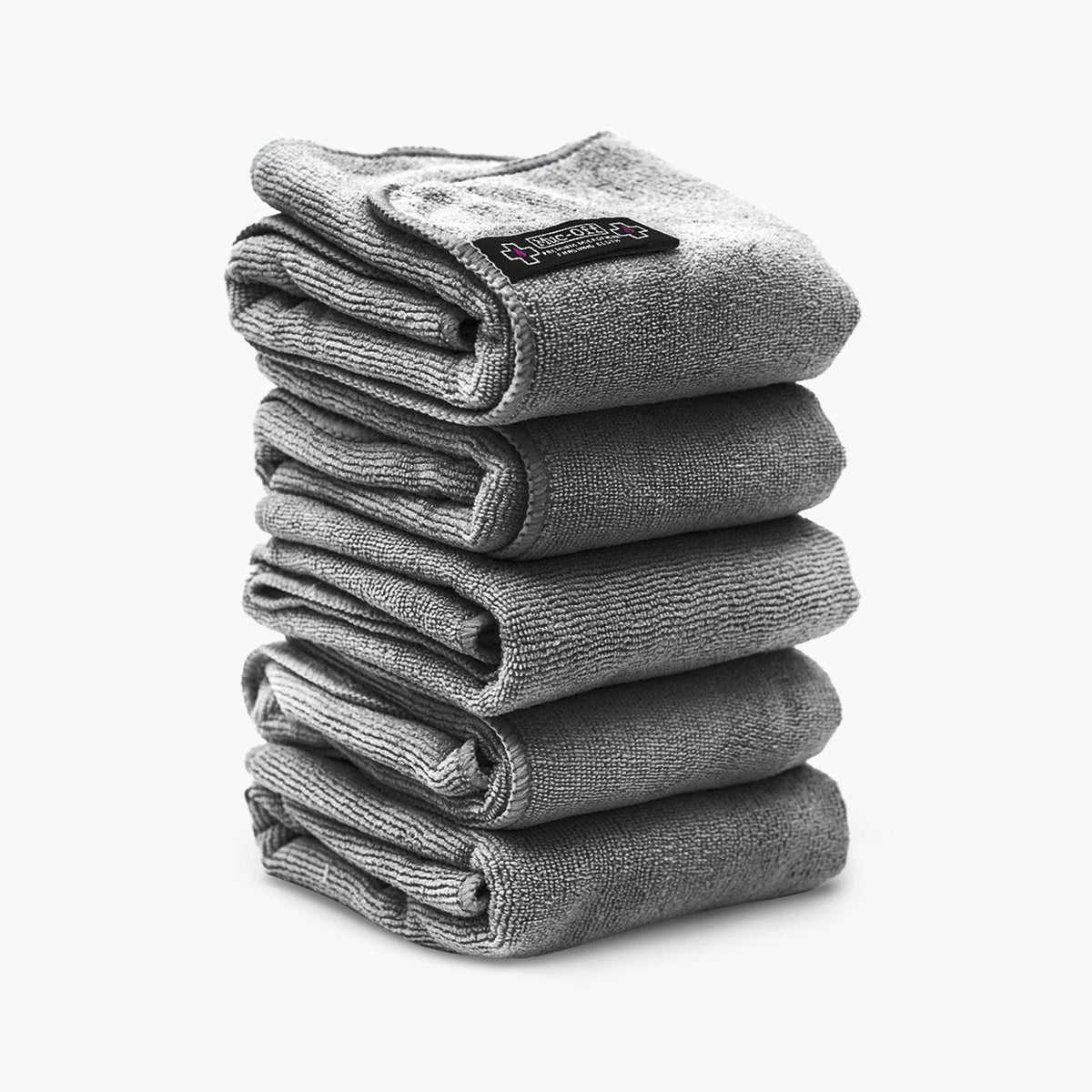 Muc-Off Premium Microfiber Polishing Cloths (5 Pack)