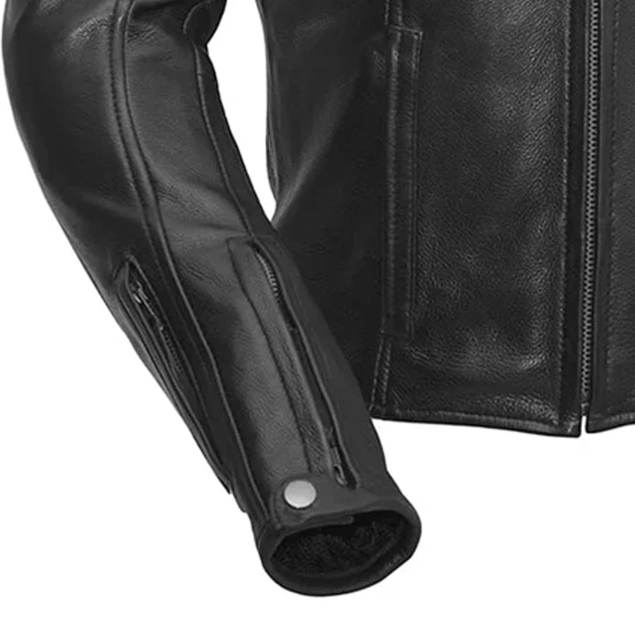 First Manufacturing Co. Speed Queen Womens Motorcycle Leather Jacket
