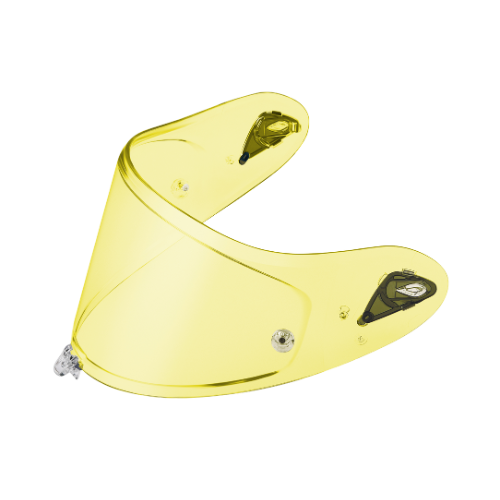 Kabuto DAF‑1R Motorcycle Helmet Shield - Yellow