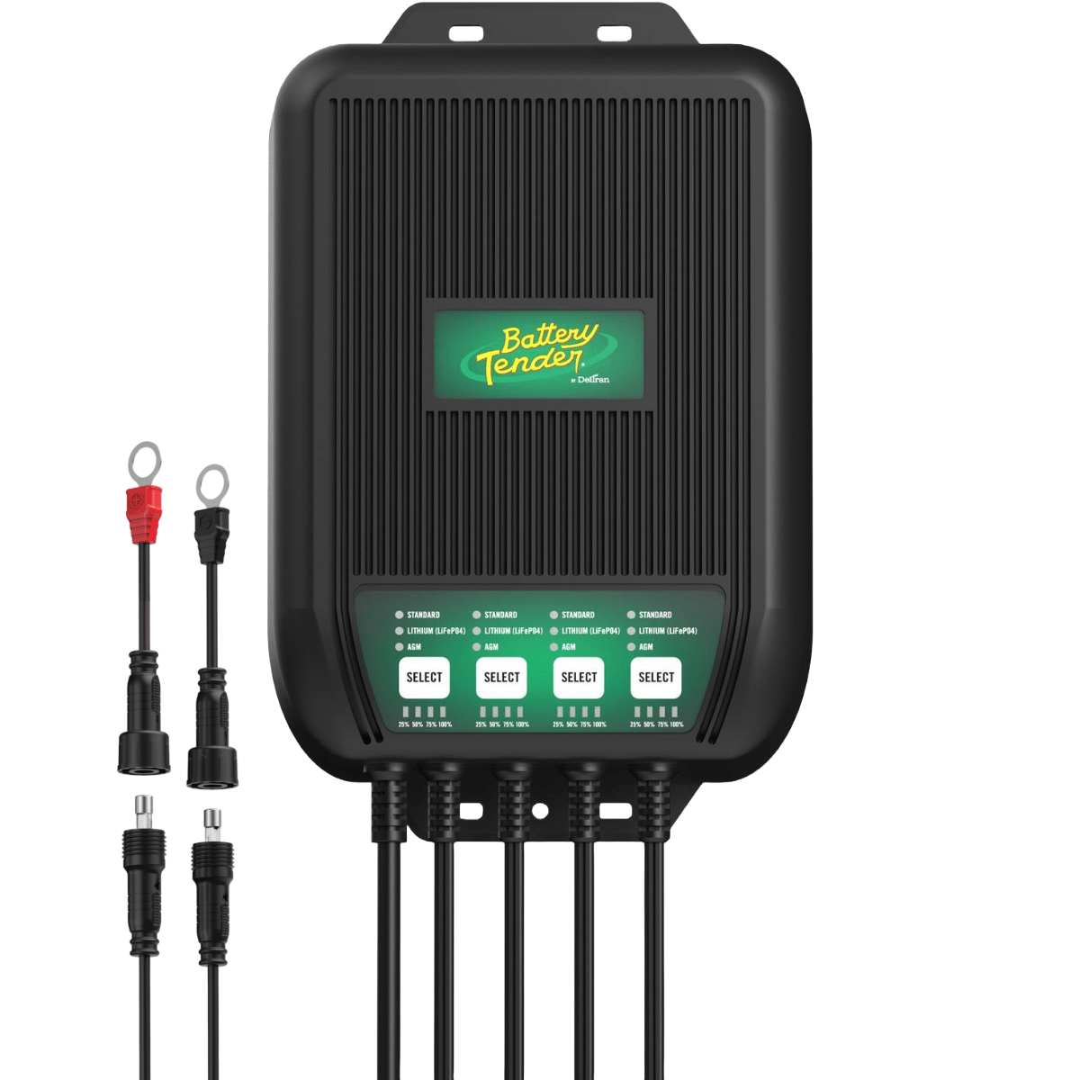 WaveCharge Pro 4-Bank 12V 40 Amp Battery Charger and Maintainer