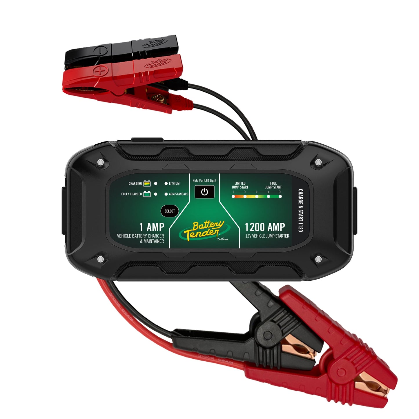 Charge N Start 1120 — 1 Amp Battery Charger & 1200 Amp Jump Starter