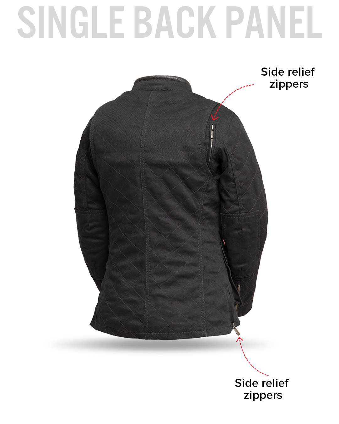 First Manufacturing Co Outcast  Women's Twill Motorcycle Jacket
