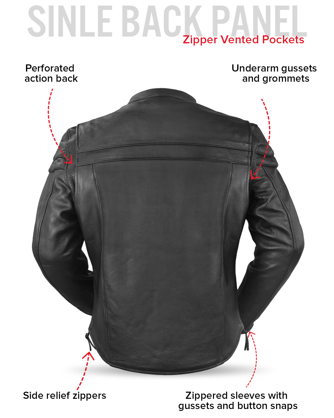 First Manufacturing Co. Maverick Men's Motorcycle Leather Jacket