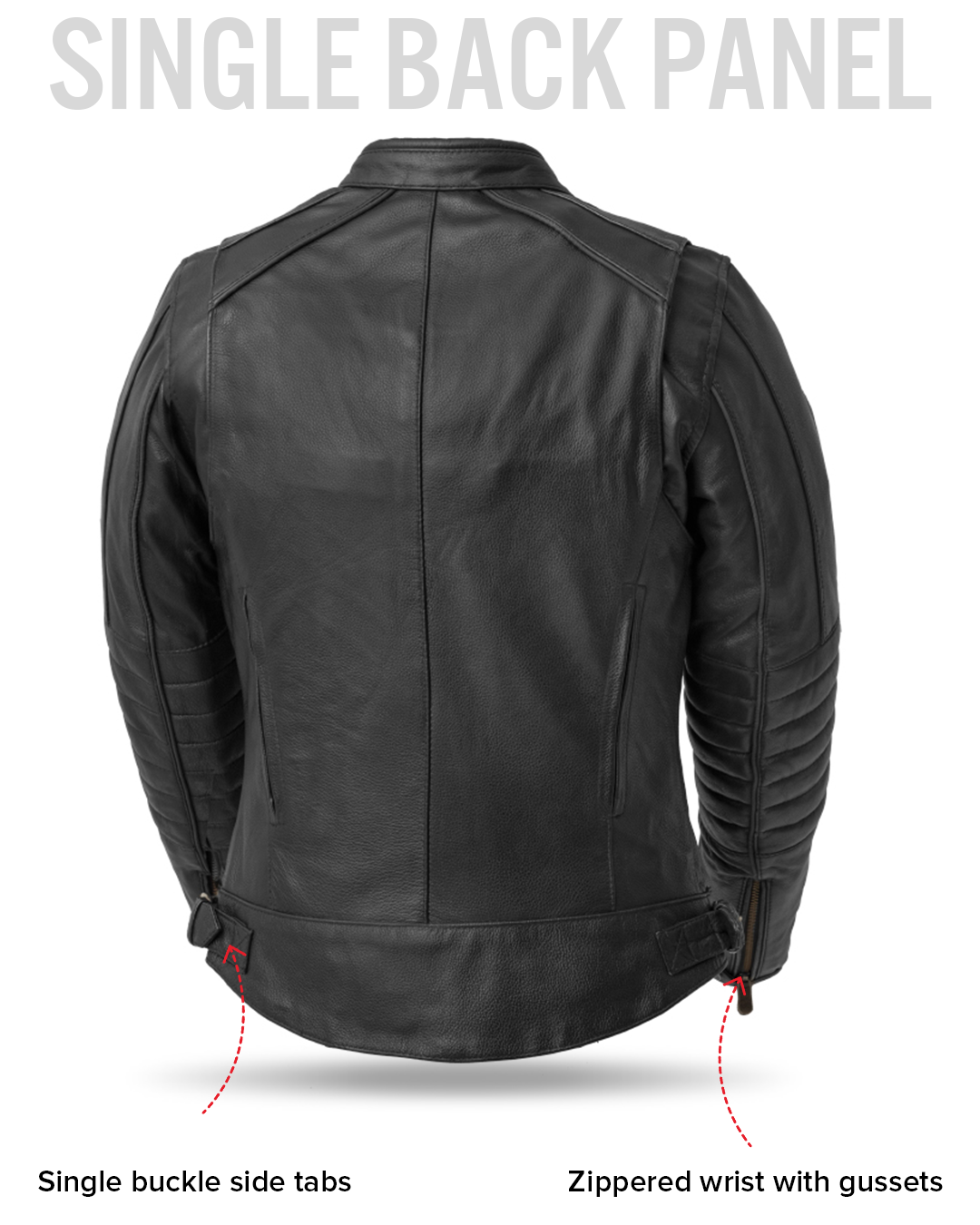 First Manufacturing Co. Jada  Women's Motorcycle Leather Jacket