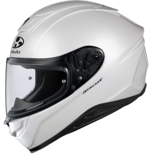 Kabuto Aeroblade F Motorcycle Helmet - Metallic White