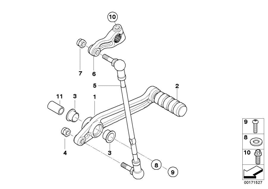 Marekswerk BMW K-Series Shifter Arm