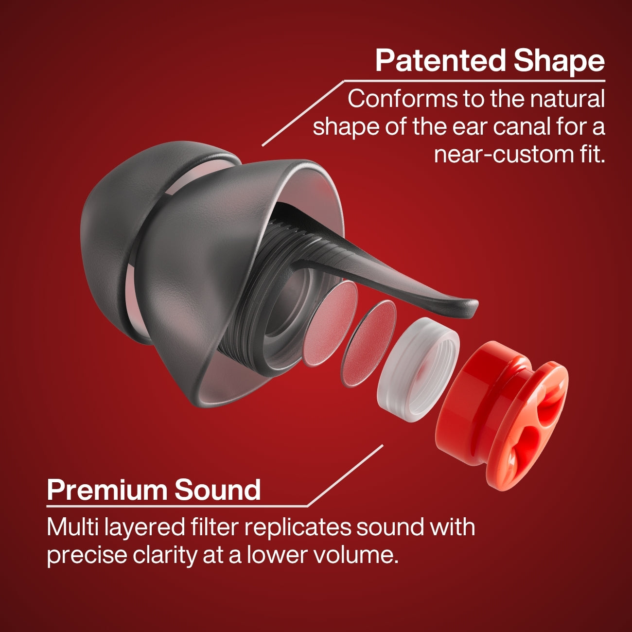 EarPeace MOTO PRO Motorcycle Earplugs