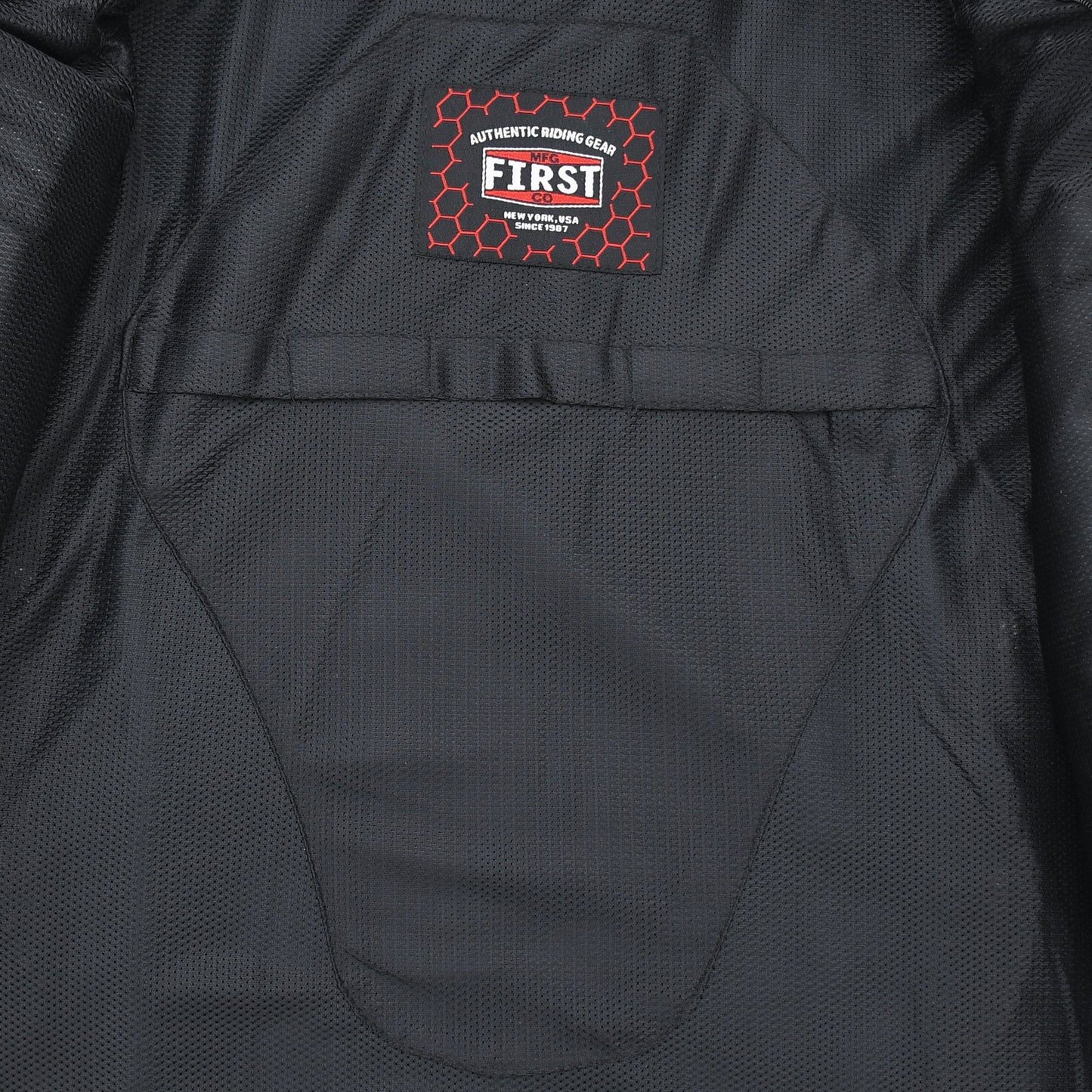First Manufacturing Co Grand Prix Men's Leather Motorcycle Jacket