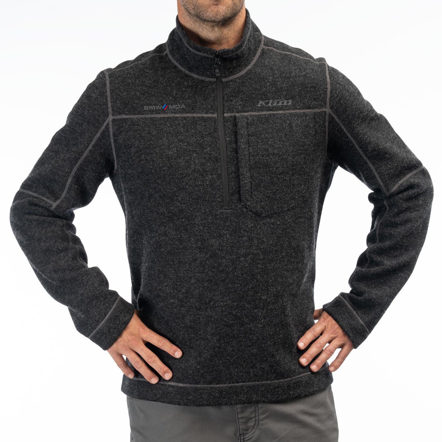 BIGHORN CANYON WOOL FLEECE 1/4 ZIP image 2