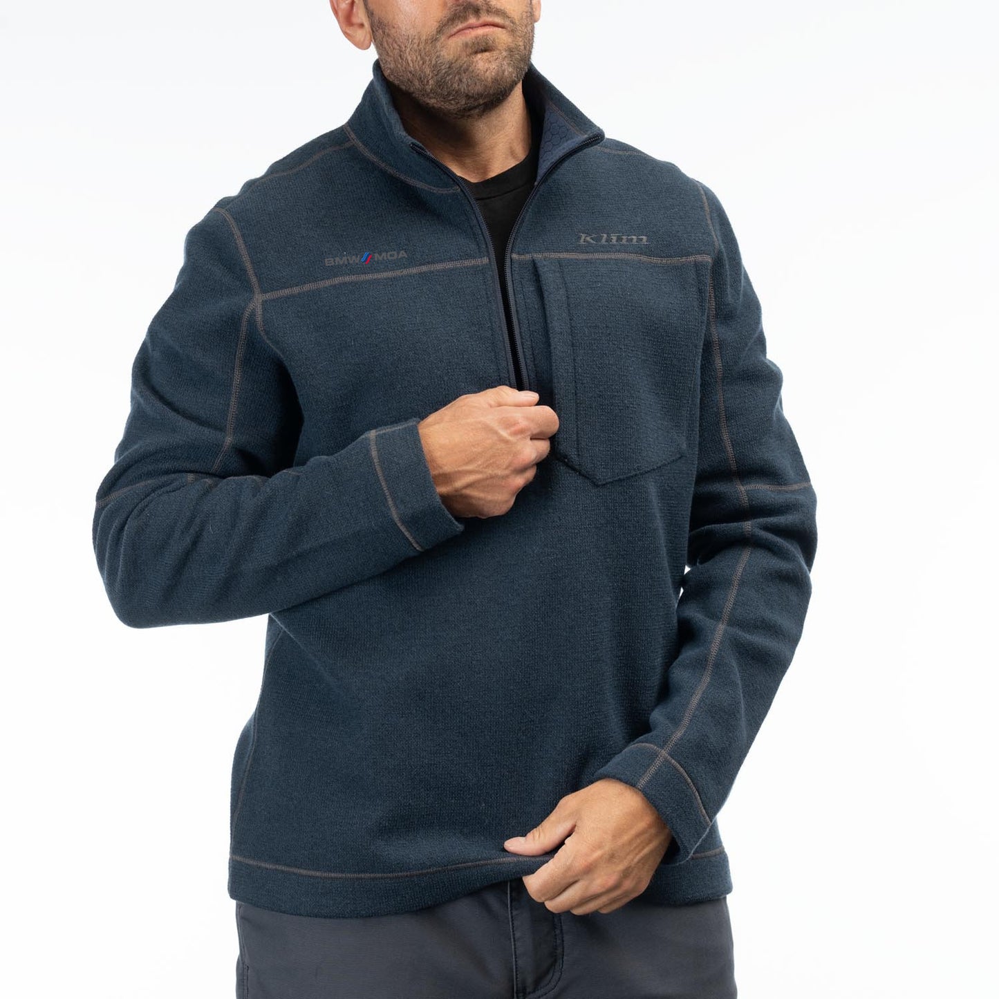 BIGHORN CANYON WOOL FLEECE 1/4 ZIP image 0