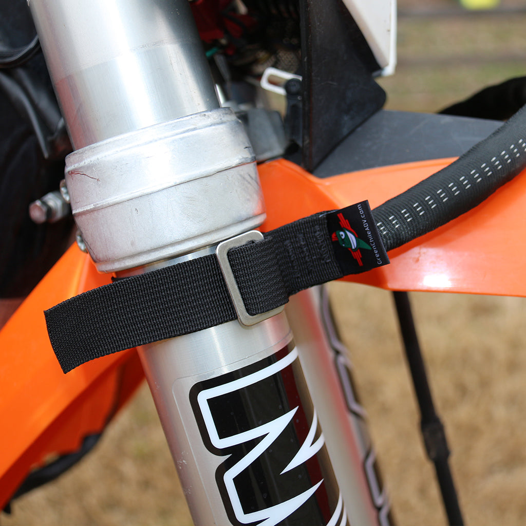 Green Chile Adventure Gear Motorcycle Dirt Lift Strap - Front
