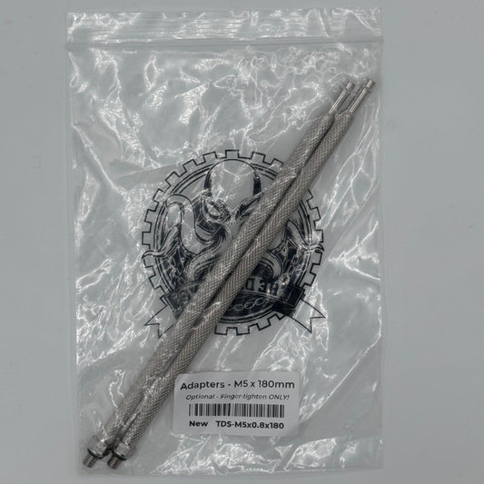 The Digi Sync Threaded Vacuum Port Adapters Fittings Adapters - M5x0.8x180 - 2-Pack