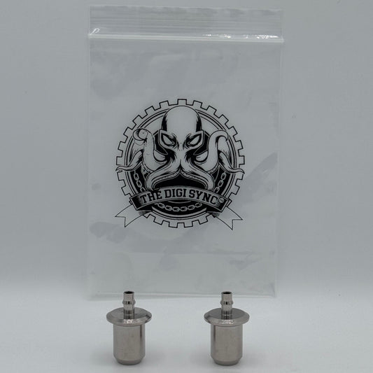 The Digi Sync Rotax Airplane Vacuum Port Adapters Fittings Adapters - 1/2" (0.5 inch) - 2-Pack