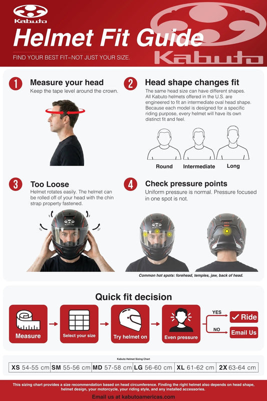 Kabuto GEOSYS GT Motorcycle Helmet Mips - Flat Black