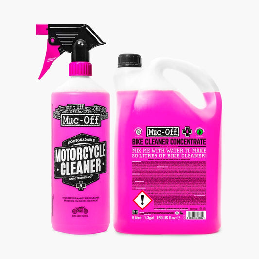 Muc-Off Nano Tech Motorcycle Cleaner 1L + 5L Concentrate Refill