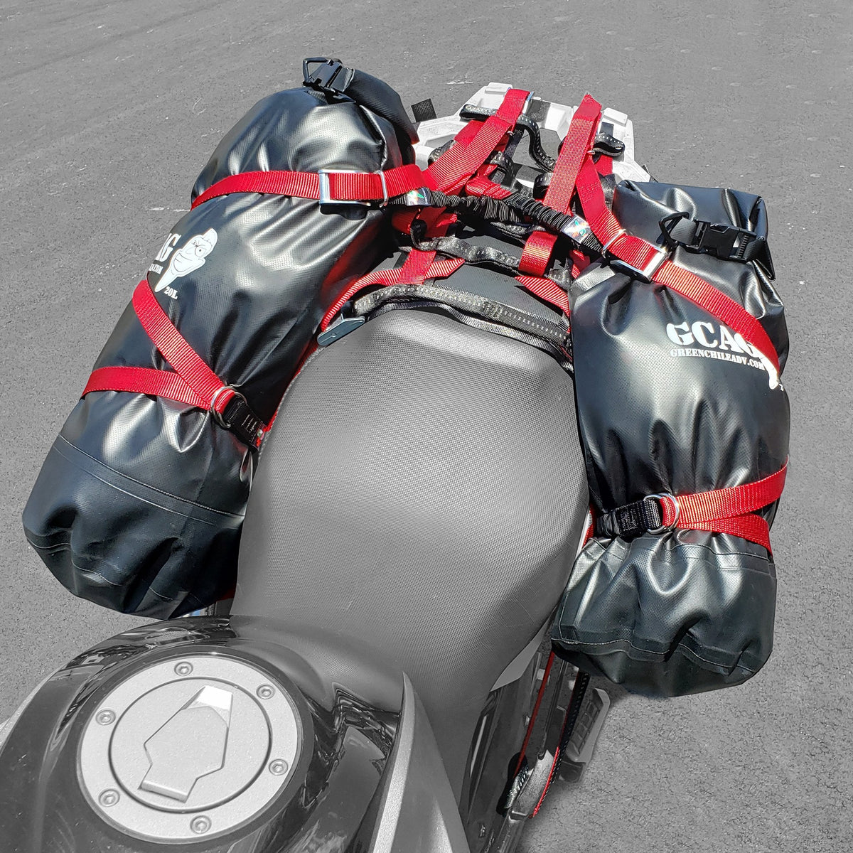 Green Chile Adventure Gear Pecos Value Motorcycle Luggage Bundle