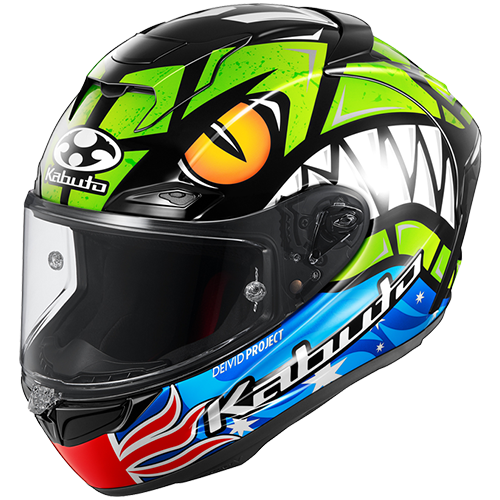 Kabuto F-17 GP Motorcycle Helmet Mips - REMY GARDNER