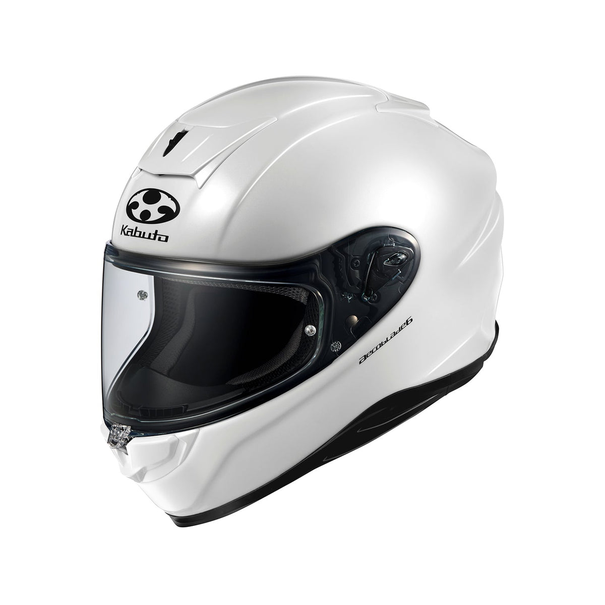 Kabuto Aeroblade F Motorcycle Helmet - Metallic White