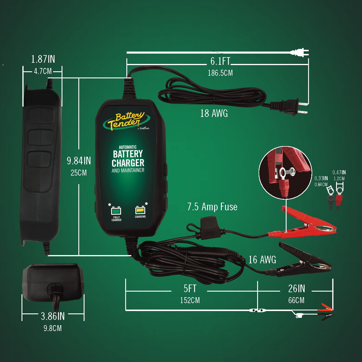 Power Tender® 4 Amp 12V/6V Battery Charger and Maintainer