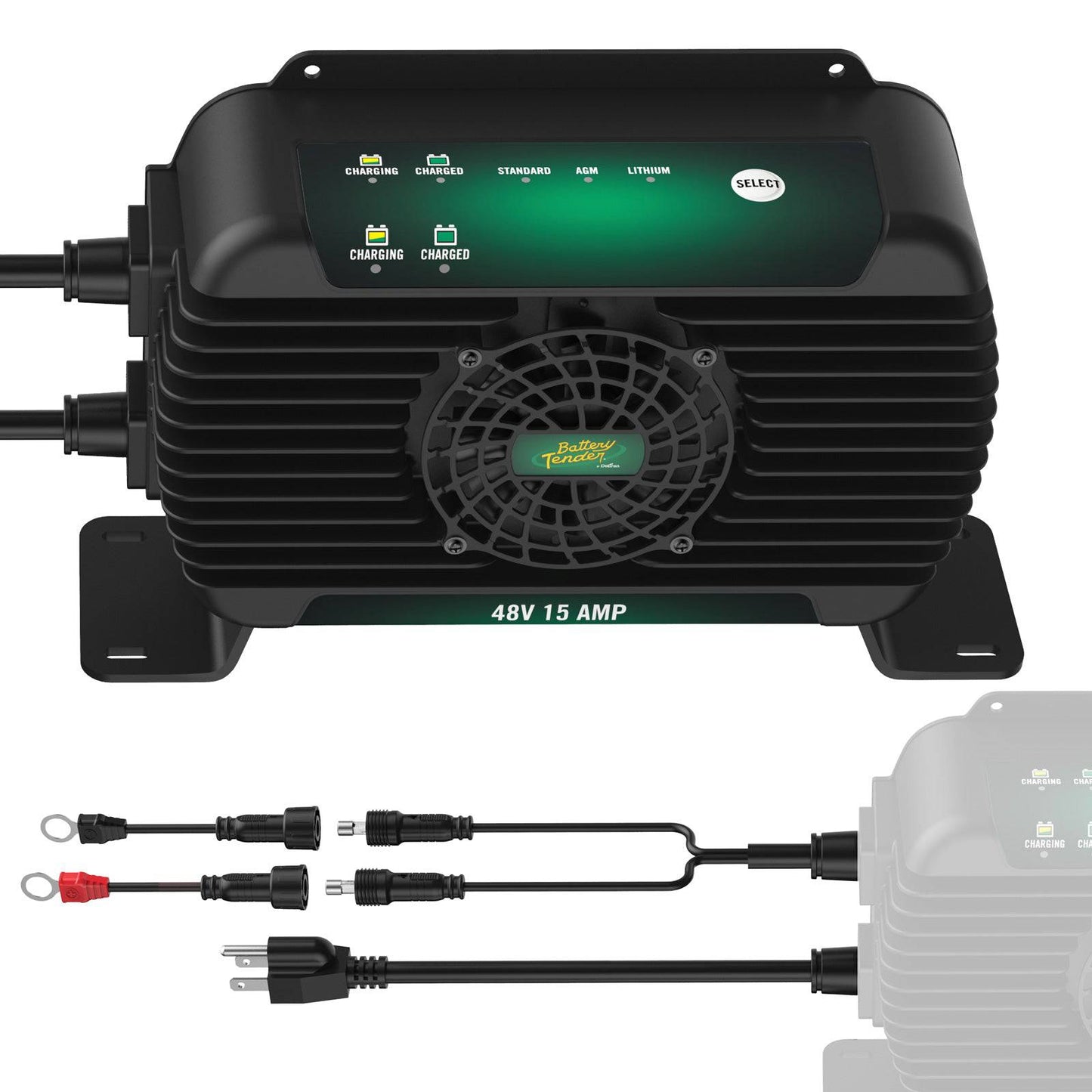 PowerPlus 48V 15 Amp Battery Charger and Maintainer
