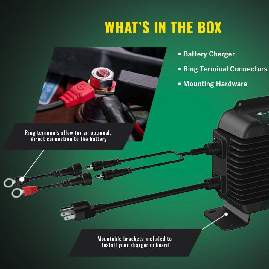 PowerPlus 48V 15 Amp Battery Charger and Maintainer