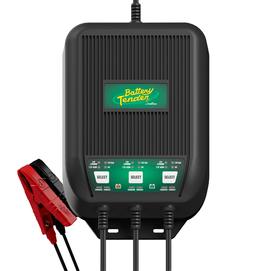 WaveCharge 3-Bank 12V 9 Amp Battery Charger and Maintainer