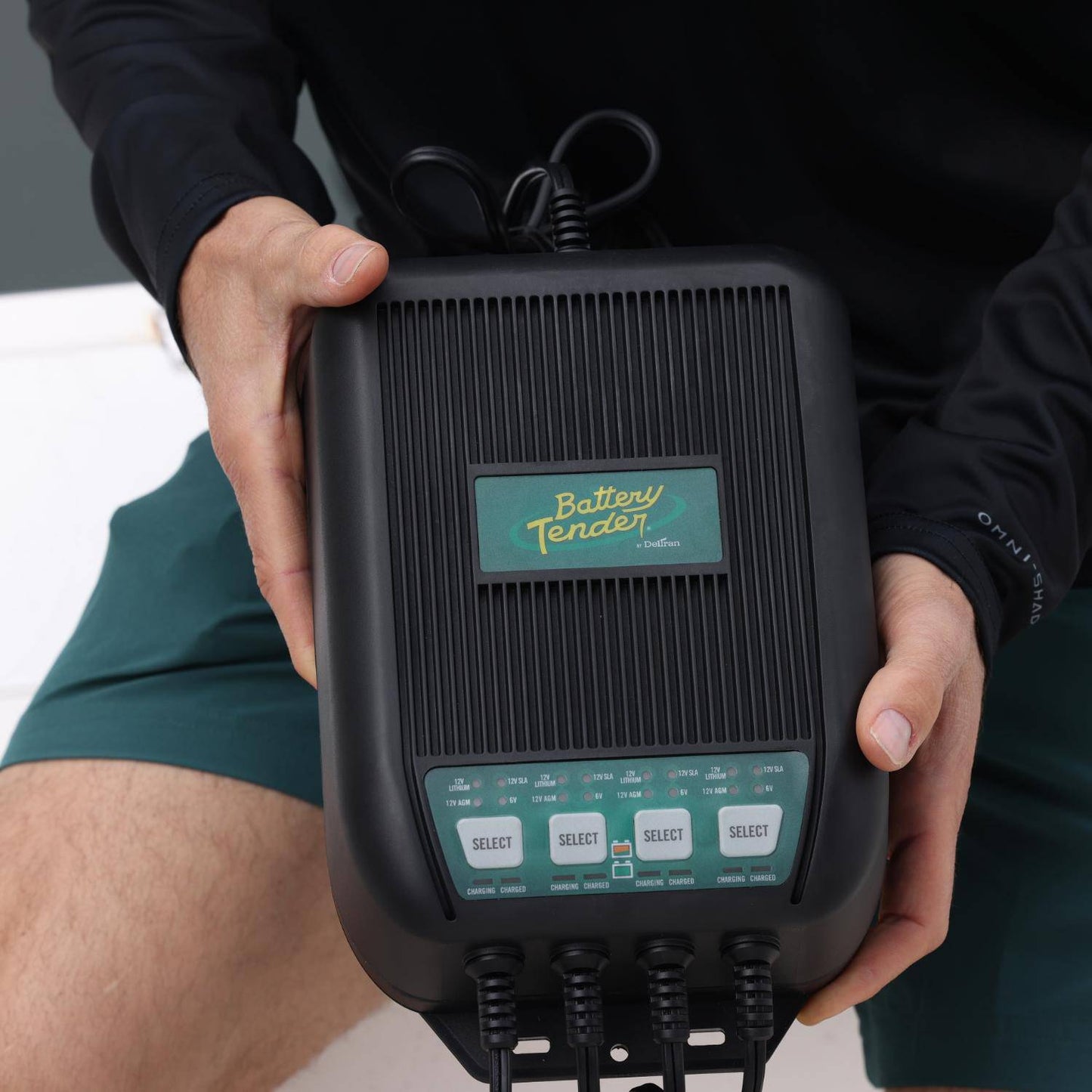 WaveCharge 4-Bank 12V 12 Amp Battery Charger and Maintainer