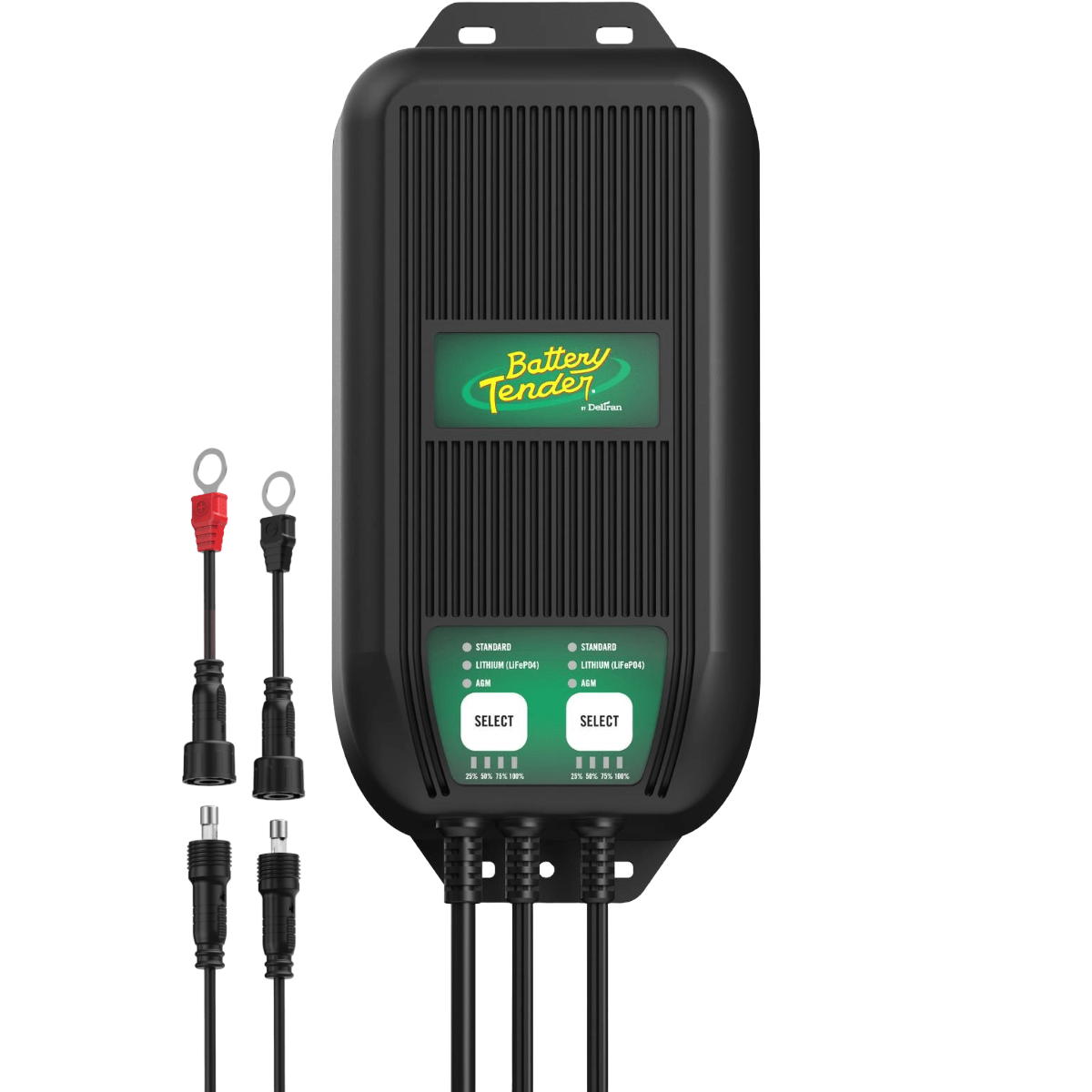 WaveCharge Pro 2-Bank 12V 20 Amp Battery Charger and Maintainer