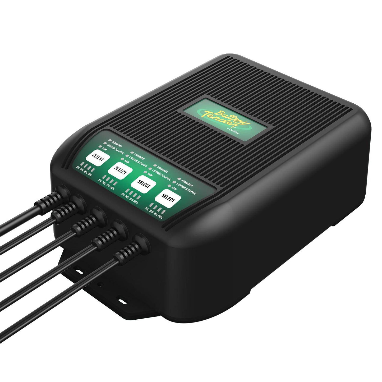 WaveCharge Pro 4-Bank 12V 40 Amp Battery Charger and Maintainer