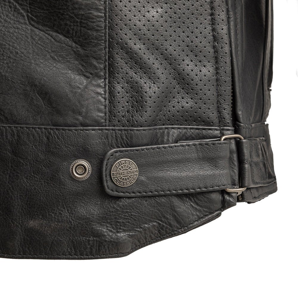 First Manufacturing Co BiTurbo  Men's Leather Motorcycle Jacket