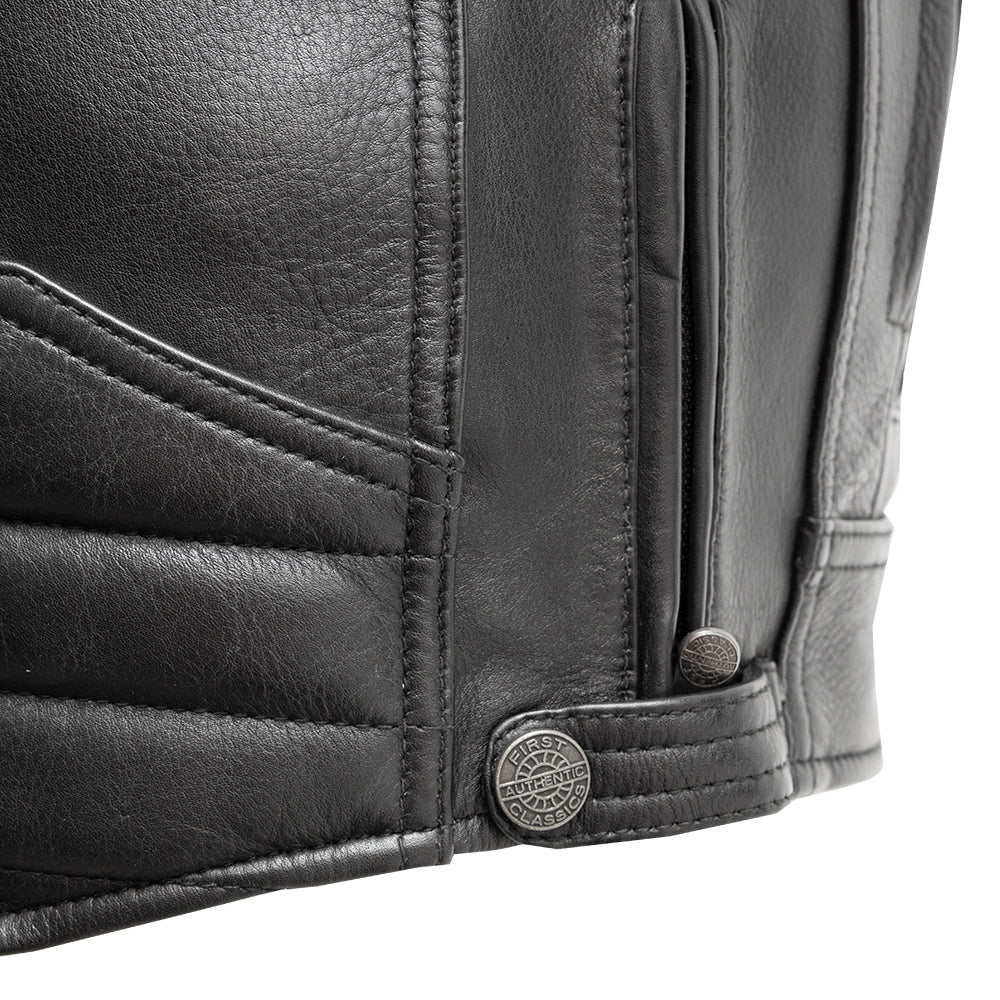 First Manufacturing Co.Chaos Men's Leather Motorcycle Jacket