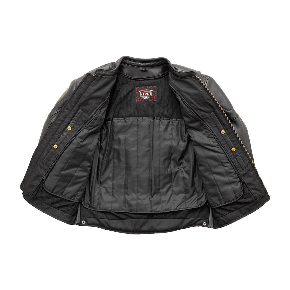 First Manufacturing Co.Chaos Men's Leather Motorcycle Jacket