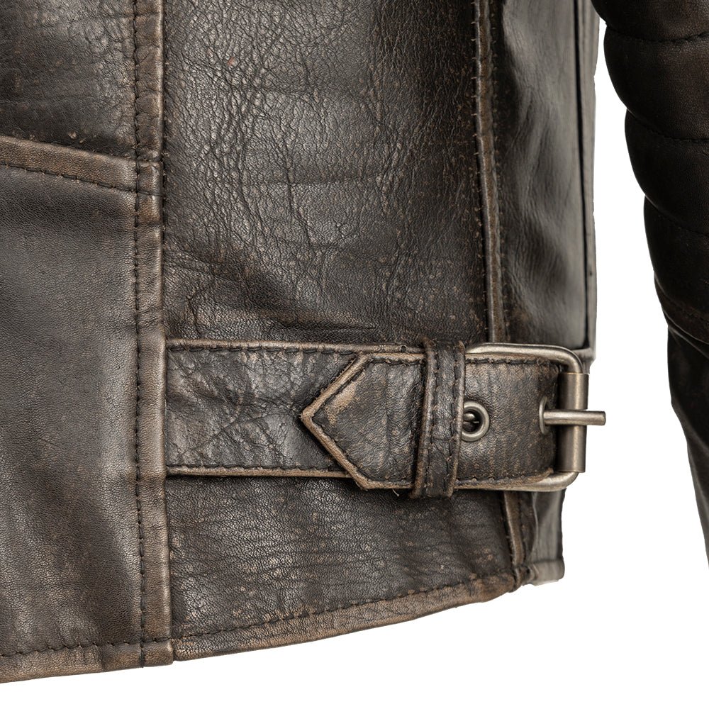 First Manufacturing Co. Commuter Men's Motorcycle Leather Jacket