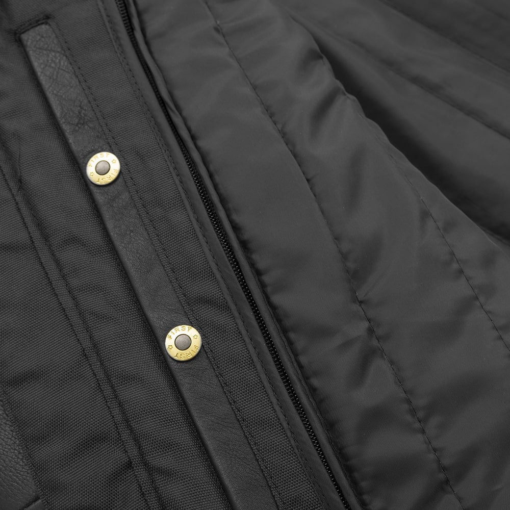 First Manufacturing Co. Commuter Men's Motorcycle Leather Jacket