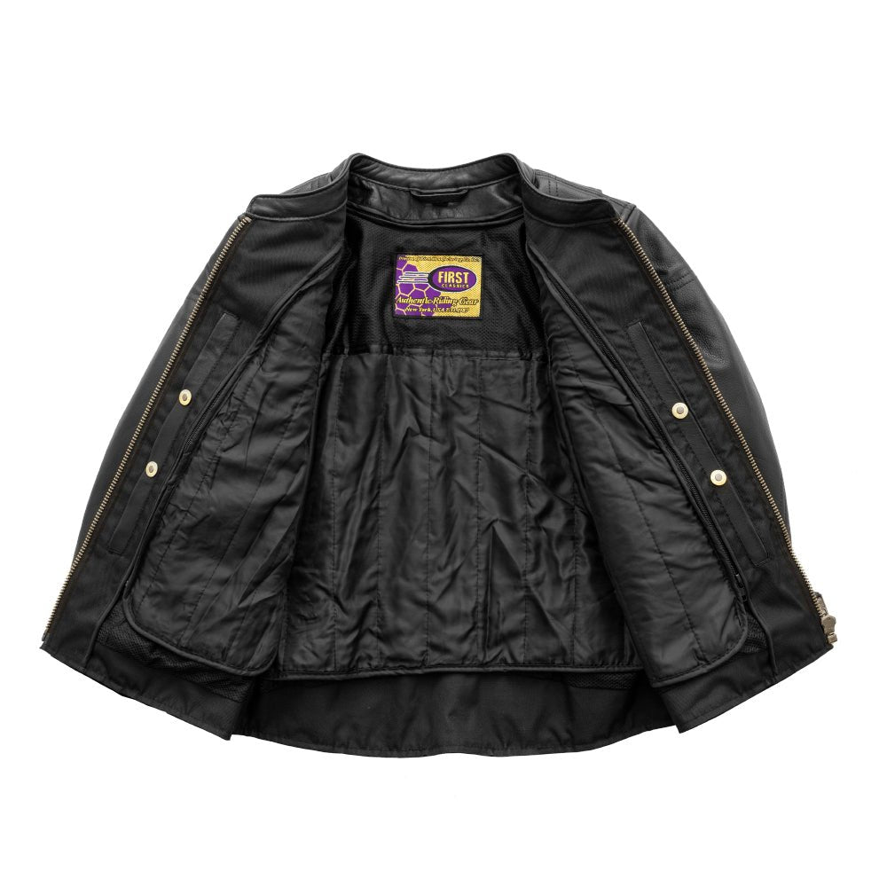 First Manufacturing Co. Competition Women's Motorcycle Leather Jacket