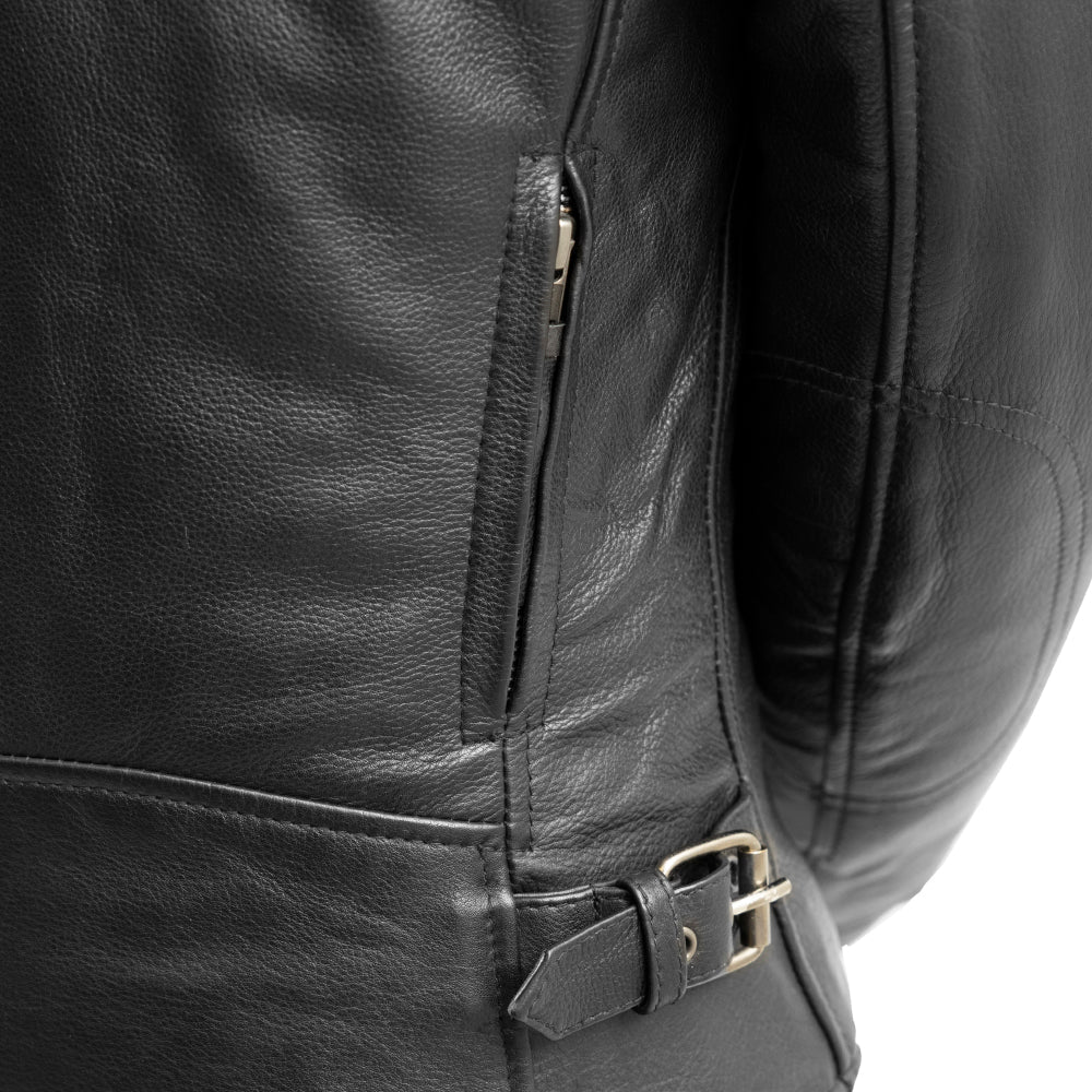 First Manufacturing Co. Competition Women's Motorcycle Leather Jacket