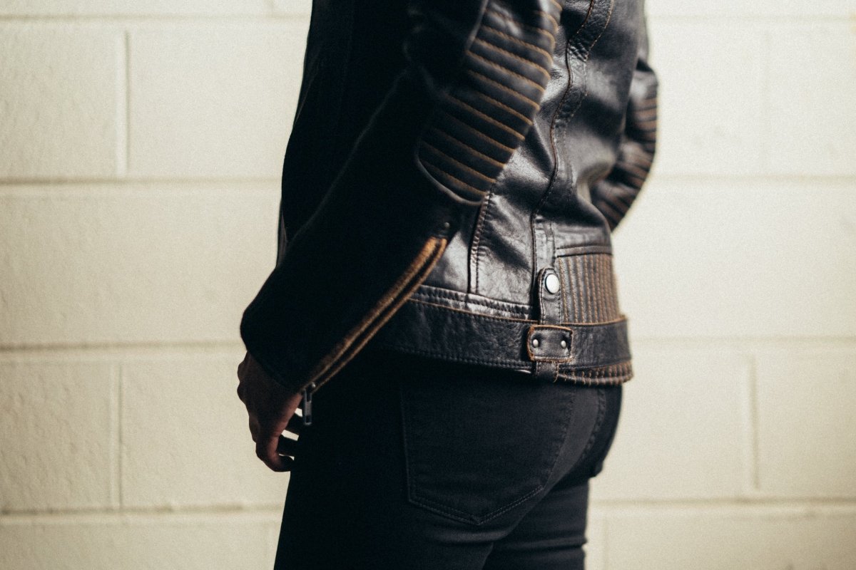 First Manufacturing Co. Electra Women's Motorcycle Leather Jacket