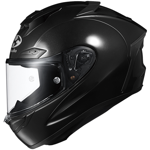 Kabuto F-17 GP Motorcycle Helmet Mips - Black Metallic
