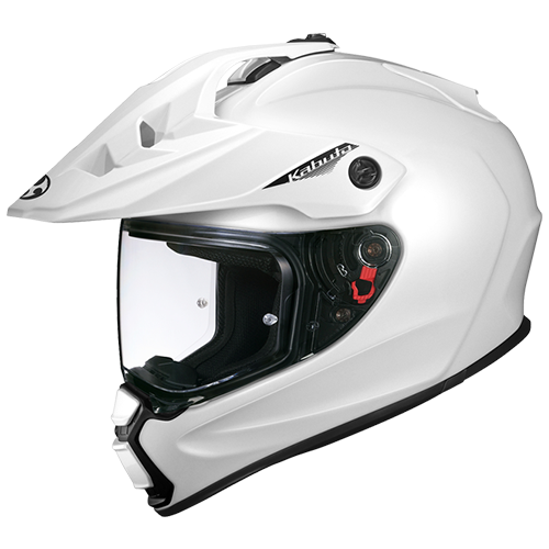 Kabuto GEOSYS GT Motorcycle Helmet Mips - White Metallic