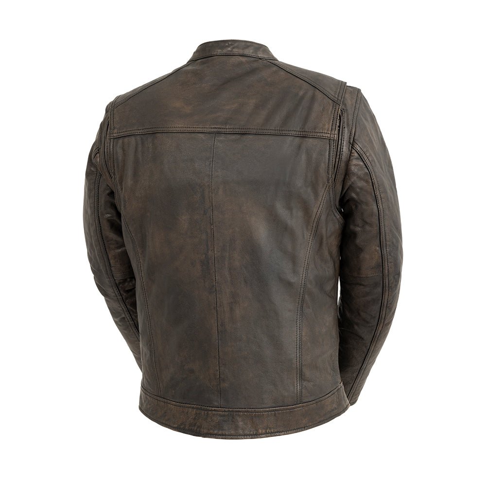 First Manufacturing Co. Hipster Men's Motorcycle Leather Jacket