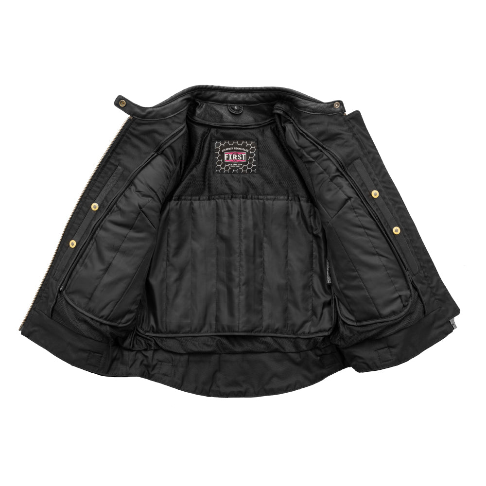 First Manufacturing Co. Jada  Women's Motorcycle Leather Jacket