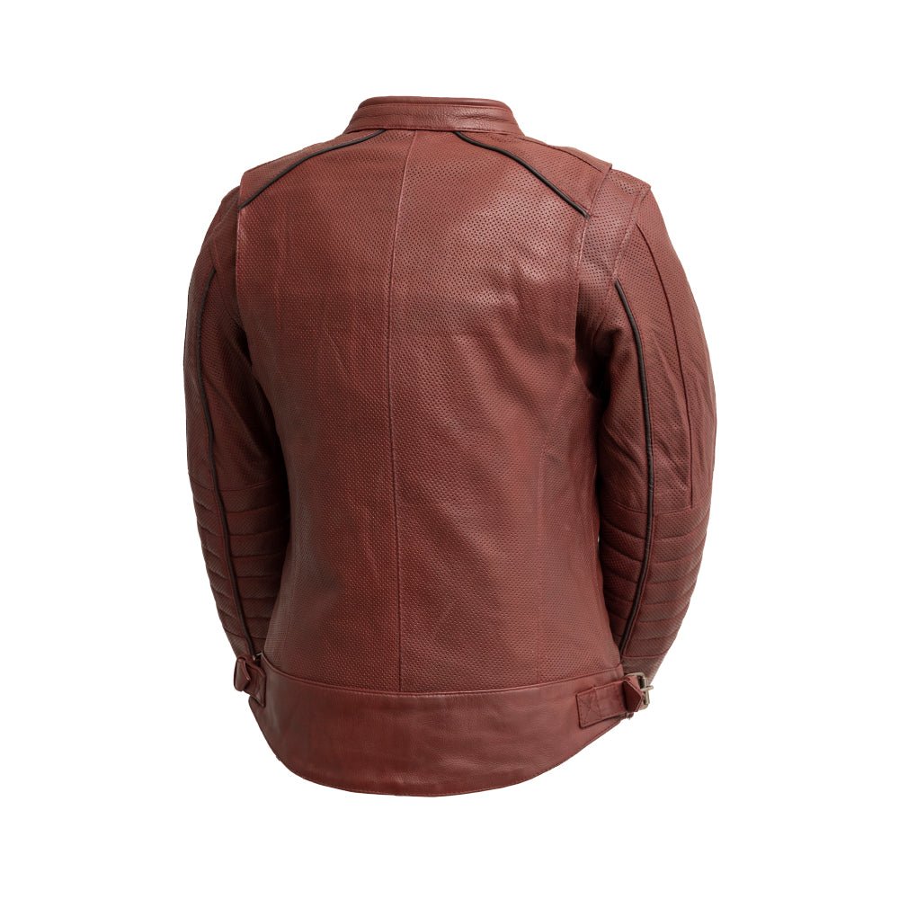 First Manufacturing Co Jada Women's Perforated Motorcycle Leather Jacket