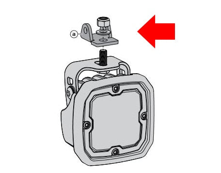 DENALI Driving Light Mount - BMW OEM Light Mount Adapter
