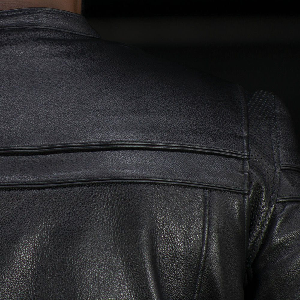 First Manufacturing Co. Maverick Men's Motorcycle Leather Jacket