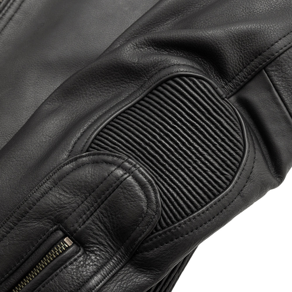 First Manufacturing Co. Nemesis Men's Motorcycle Leather Jacket