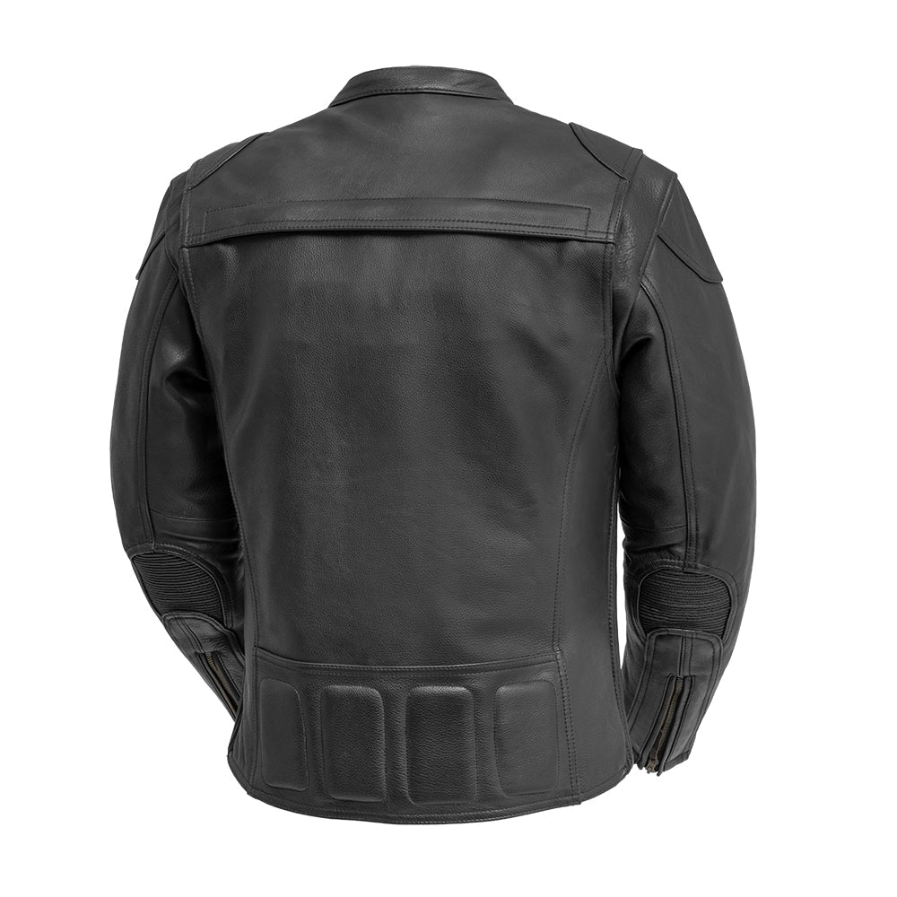 First Manufacturing Co. Nemesis Men's Motorcycle Leather Jacket