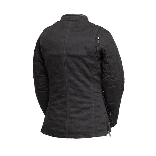 First Manufacturing Co Outcast  Women's Twill Motorcycle Jacket