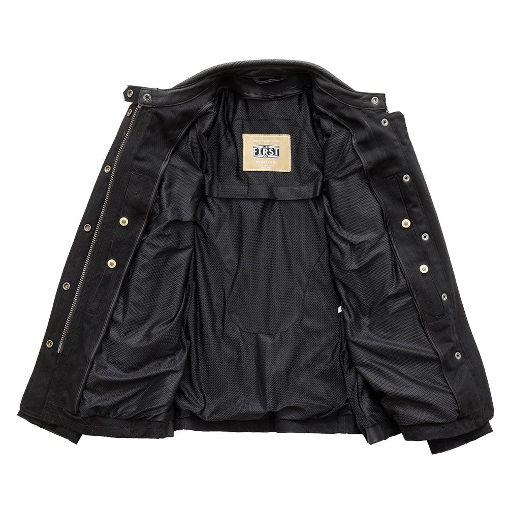 First Manufacturing Co Outcast  Women's Twill Motorcycle Jacket