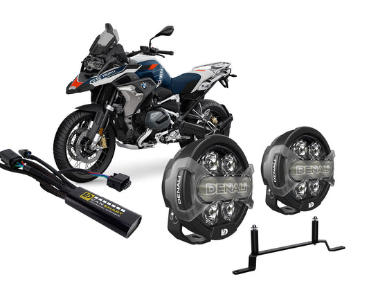 DENALI D7 PRO CANsmart™ Bundle to fit your BMW R1250GS '19-'23 & R1200GS '13-'18
